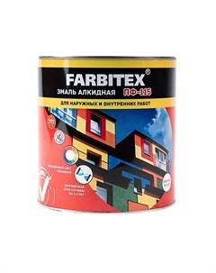 Эмаль ПФ 115 хаки 1 8кг Farbitex