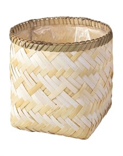 Горшок плетеный бамбук D26 H26 см Без бренда