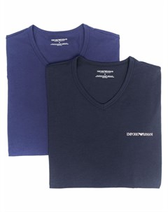 Комплект из двух футболок с логотипом Emporio armani