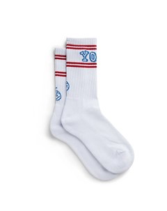 Носки SKATE Co Big Boy Socks White Blue Red 2022 Polar