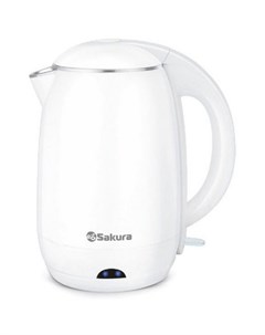Чайник электрический SA 2157W 1 8 л цвет белый Sakura