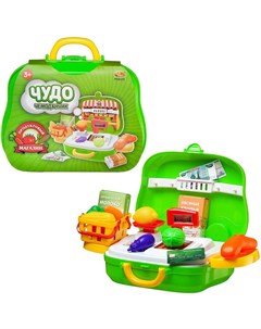 Набор игровой Чудо чемоданчик Продуктовый магазин на колесиках PT 01272 Abtoys