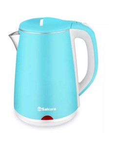 Чайник электрический SA 2150WBL 2 2 л цвет голубой молочный Sakura