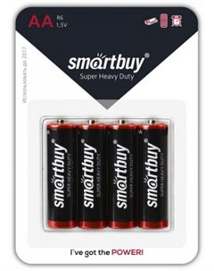 Батарейки Smartbuy SBBZ 2A04B AA 4 шт