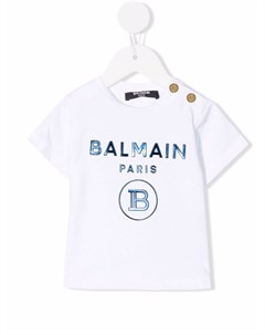 Футболка с логотипом Balmain kids