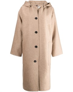 Пальто из смесовой шерсти с капюшоном Sofie d'hoore