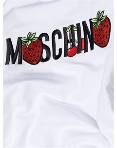 Платье футболка с логотипом Moschino kids