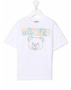 Футболка с логотипом Moschino kids