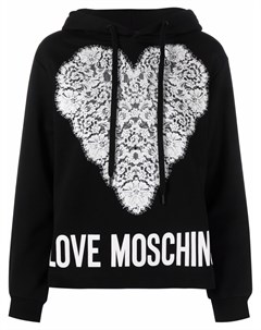 Худи с логотипом Love moschino