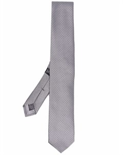 Шелковый галстук с геометричным узором Corneliani