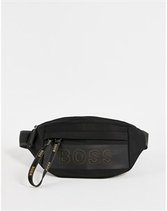 Черная сумка кошелек на пояс Magnified Boss