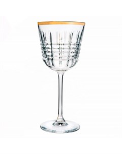 Набор бокалов для вина Macassar gold 350мл 6шт Cristal d’arques