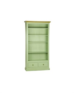 Книжный шкаф стеллаж зеленый 108 0x211 0x38 0 см La neige