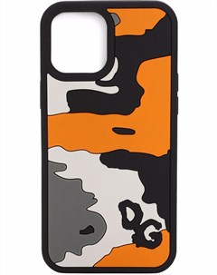 Чехол для iPhone 12 Pro Max с камуфляжным принтом Dolce&gabbana
