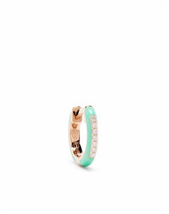 Серьга кольцо Marbella из розового золота с бриллиантом Djula