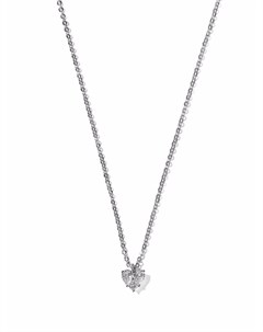 Колье Mini Diamond Heart из белого золота с бриллиантами As29