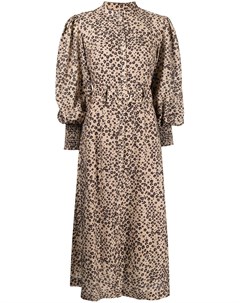 Платье с леопардовым принтом и поясом Keepsake the label