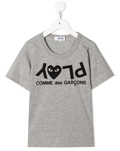 Футболка с логотипом Comme des garçons play kids