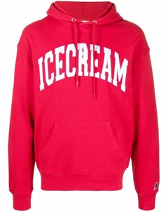 Худи с кулиской и вышитым логотипом Icecream