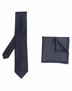 Комплект из галстука и платка паше Brioni