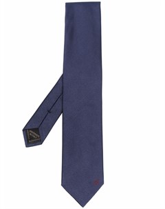 Шелковый галстук с монограммой Brioni