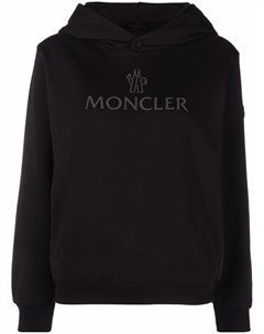 Худи с логотипом и вставками Moncler