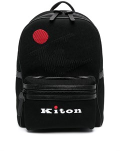Сетчатый рюкзак с логотипом Kiton