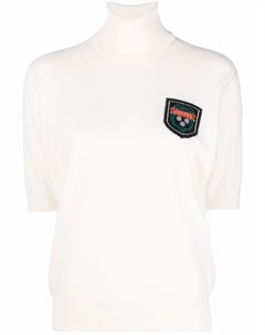 Кашемировый топ 1980 х годов с логотипом Hermès