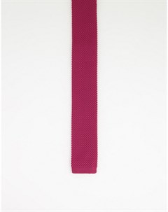 Бордовый трикотажный галстук Gianni feraud