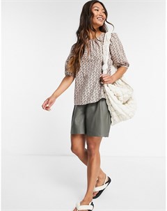 Свободная блузка с цветочным принтом Vero moda