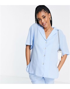 Голубая пляжная рубашка от комплекта Fashion union maternity
