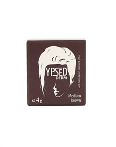 Пудра камуфляж для волос Derm Мedium brown средне коричневый Ypsed