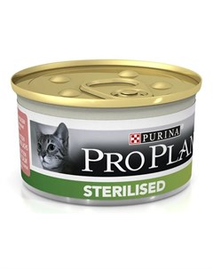 Влажный корм ProPlan Sterilised для стерилизованных кошек и кастрированных котов тунец 85гр Purina pro plan