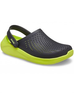 Сабо LiteRide Clog Black Lime Punch Crocs