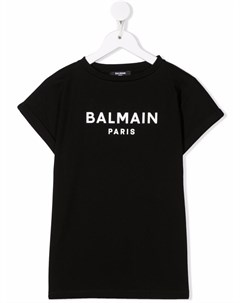 Футболка с логотипом Balmain kids