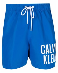 Плавки шорты с кулиской и логотипом Calvin klein