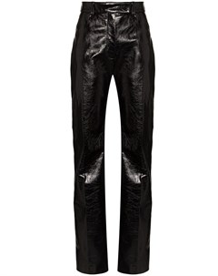 Кожаные брюки Soul с завышенной талией Maximilian