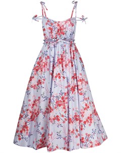 Расклешенное платье с цветочным принтом Giambattista valli