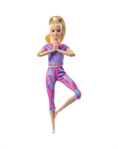 Кукла Безграничные движения в сиреневом костюме Barbie