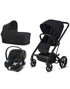 Коляска Balios S Lux BLK 3 в 1 Deep Black Cybex