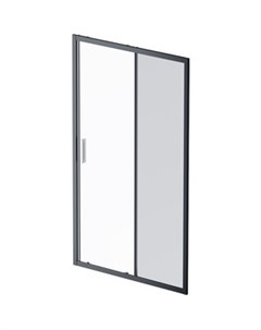 Душевая дверь Gem 120х195 прозрачная тонированная черная матовая W90G 120 1 195BG Am.pm.