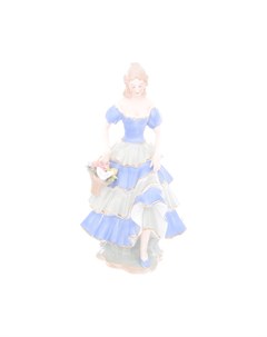 Статуэтка девушка с корзинкой цветов 30 см мультиколор 30 см Royal classics