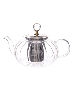 Чайник заварочный с металлической колбой 1 л прозрачный Royal classics