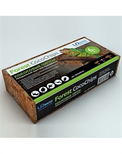 Forest CocoChips Натуральный грунт для террариума Кокосовые чипсы 450 гр Udeco