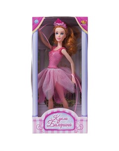 Кукла Балерина в розовой юбке лепесток 30 см PT 00440 w 3 Abtoys