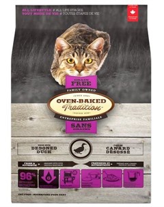 Сухой корм Tradition Adult Cat Grain Free Duck беззерновой со свежей уткой для кошек 2 27 кг Утка Oven-baked