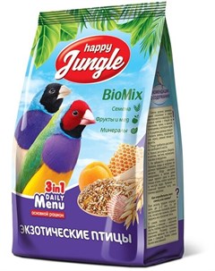 Корм для экзотических птиц 500 г Happy jungle