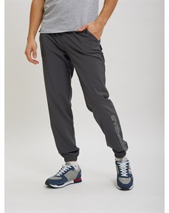 Тёмно серые спортивные брюки Overcome с надписью Profmax