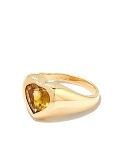 Перстень Olive из желтого золота с турмалином Jacquie aiche
