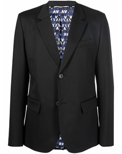 Однобортный пиджак из смесовой шерсти Valentino